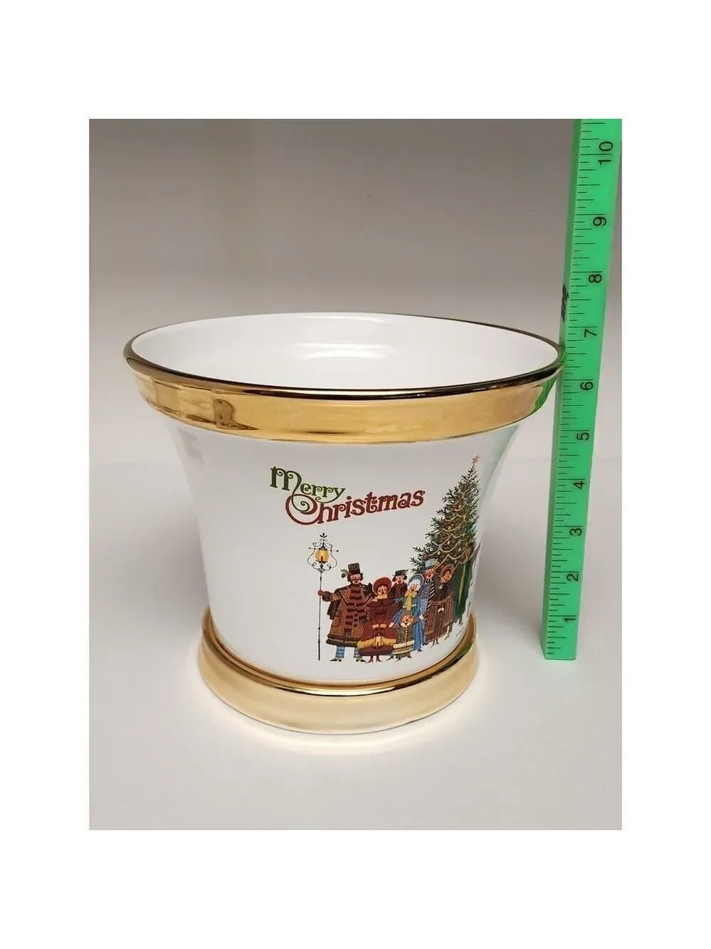CHARLES WYSOCKI 2004 TELEFLORA MERRY CHRISTMAS PLANTER Vase